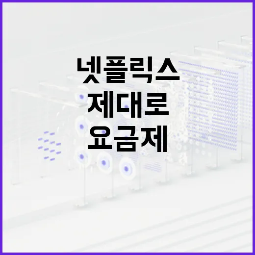 넷플릭스 요금제, 제대로 알고 선택하기 - 요약