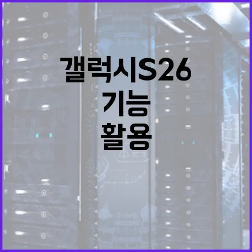 갤럭시 S26 활용하는 방법: 최적의 기능과 팁 - 요약