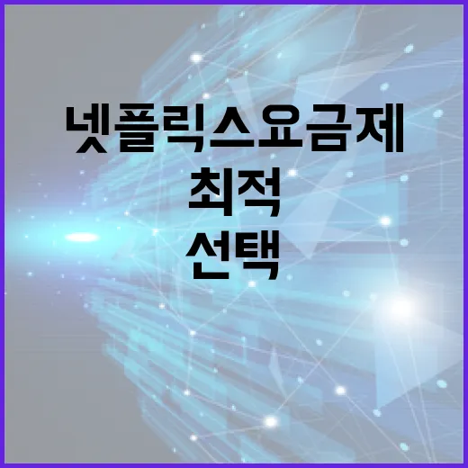 최적의 넷플릭스 요금제를 선택하는 방법 - 요약