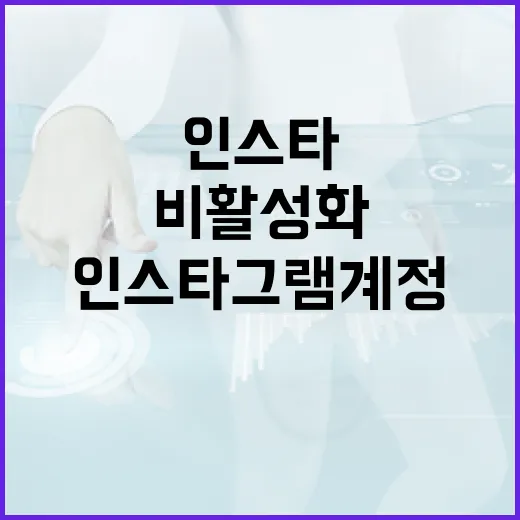 인스타그램 계정을 비활성화하는 방법 - 요약