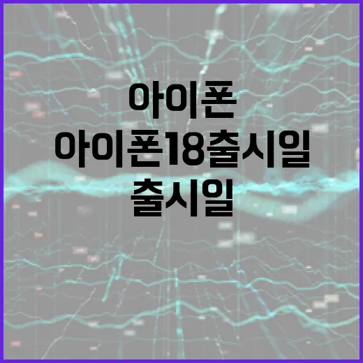 아이폰18 출시일을 알아보는 방법 - 요약