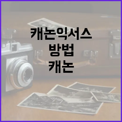 캐논 익서스를 효과적으로 사용하는 방법 - 요약