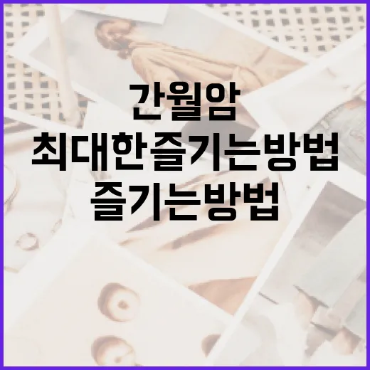 간월암 방문을 최대한 즐기는 방법 - 요약