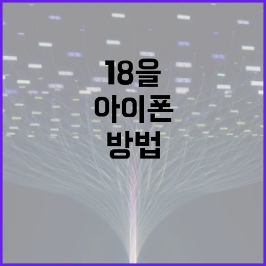 아이폰18을 최대한 활용하는 방법 - 요약