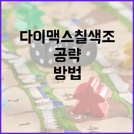 다이맥스 칠색조를 공략하는 방법 - 요약