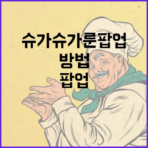 슈가슈가룬 팝업을 성공적으로 방문하는 방법 - 요약