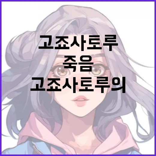 고죠 사토루의 죽음을 이해하는 방법 - 요약