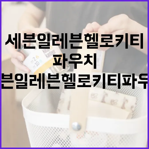 세븐일레븐 헬로키티 파우치를 최대한 활용하는 방법 - 요약