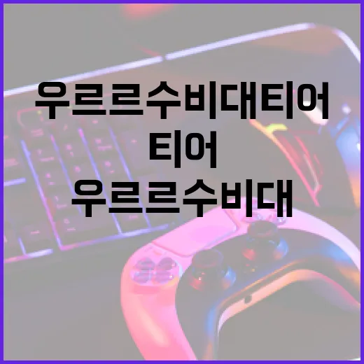 우르르수비대 티어 이해하고 활용하는 방법 - 요약