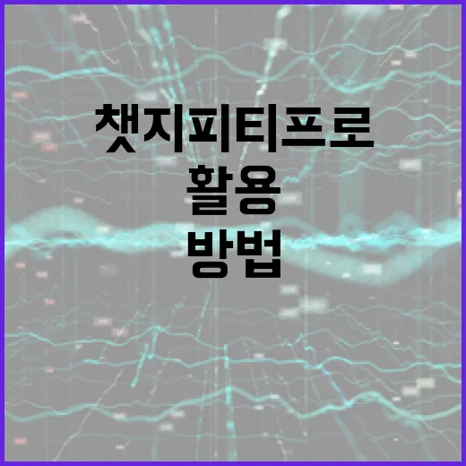 챗지피티 프로를 최적 활용하는 방법 - 요약