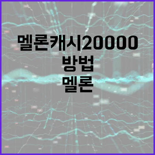 멜론 캐시 20000을 활용하여 음악 즐기는 방법 - 요약