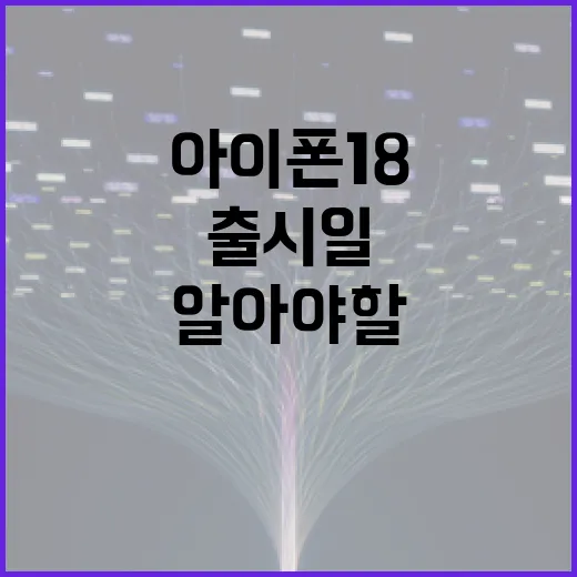 아이폰 18 출시일에 대해 알아야 할 모든 것 - 요약