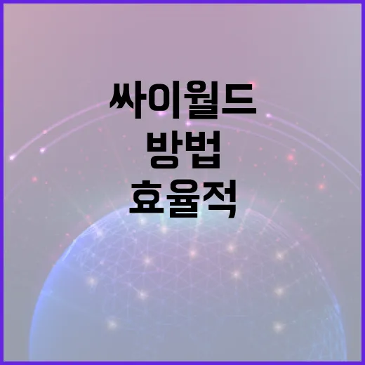 싸이월드를 효율적으로 활용하는 방법 - 요약