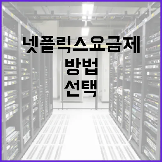 넷플릭스 요금제를 선택하는 방법 - 요약