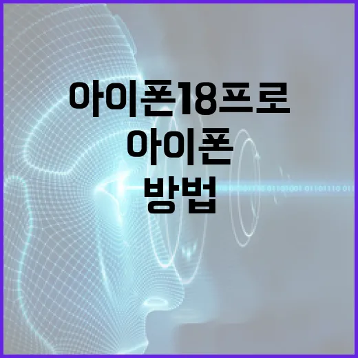 아이폰18 프로를 최대한 활용하는 방법 - 요약