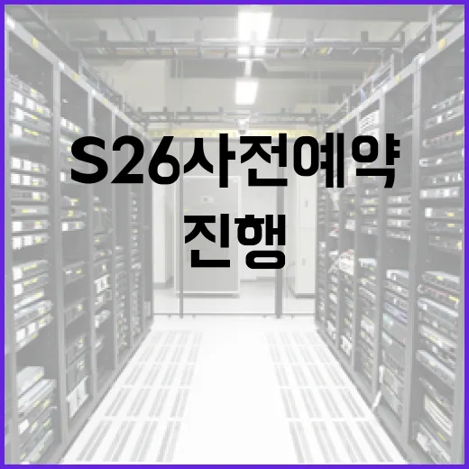 S26 사전예약을 효율적으로 진행하는 방법 - 요약
