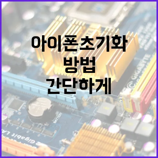 아이폰 초기화하는 방법: 안전하고 간단하게 - 요약