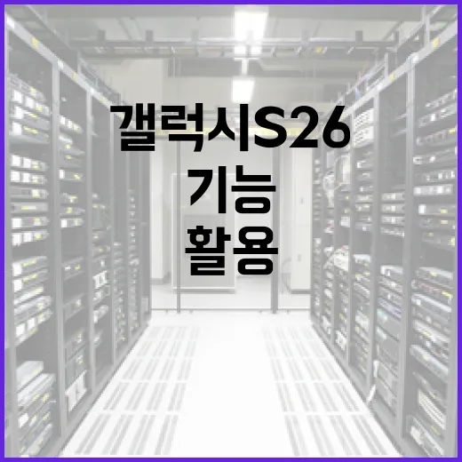 갤럭시 S26의 새로운 기능 최대로 활용하는 방법 - 요약