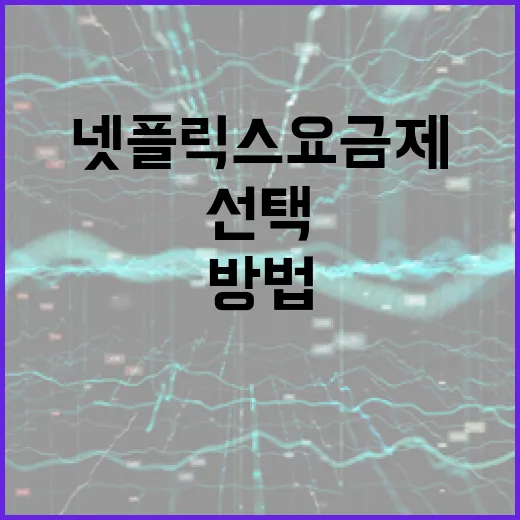 넷플릭스 요금제를 이해하고 선택하는 방법 - 요약