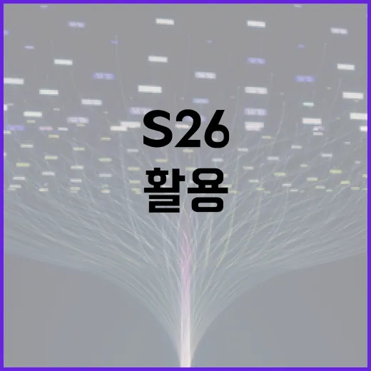 S26을 효과적으로 활용하는 방법 - 요약