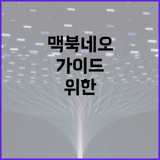 맥북 네오 사용 방법: 최적의 활용을 위한 가이드 - 요약