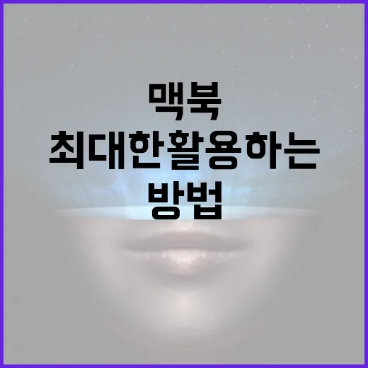 맥북을 최대한 활용하는 방법 - 요약
