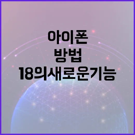 아이폰 18의 새로운 기능을 최대한 활용하는 방법 - 요약