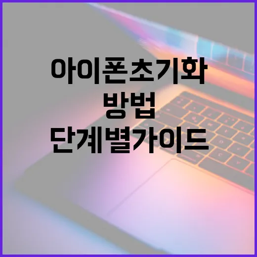 아이폰 초기화하는 방법: 단계별 가이드 - 요약