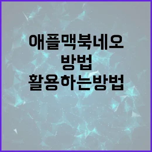애플 맥북 네오를 최대한 활용하는 방법 - 요약