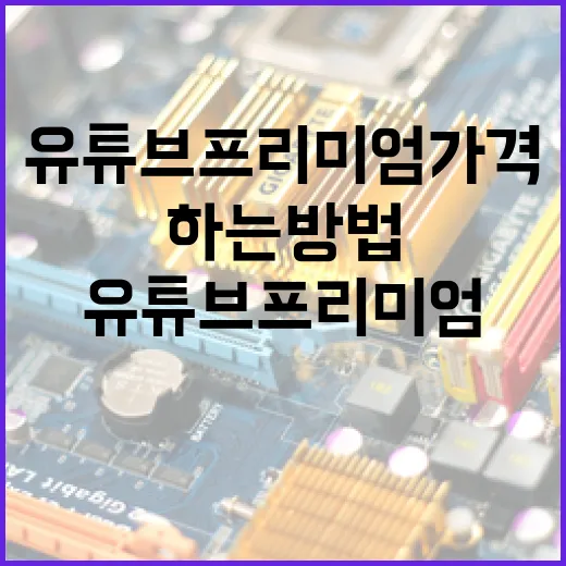 유튜브 프리미엄 가격을 이해하고 최적의 선택을 하는 방법 - 요약