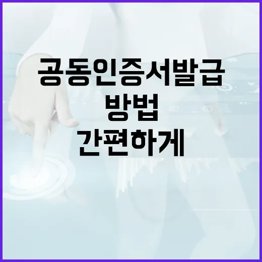 공동인증서 발급하는 방법: 안전하고 간편하게 - 요약