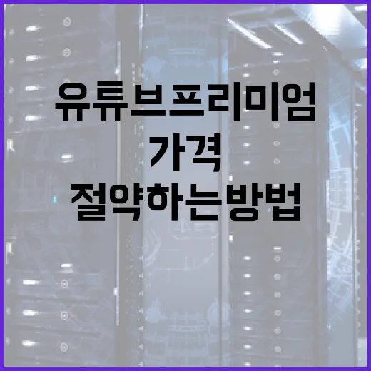 유튜브 프리미엄 가격을 절약하는 방법 - 요약