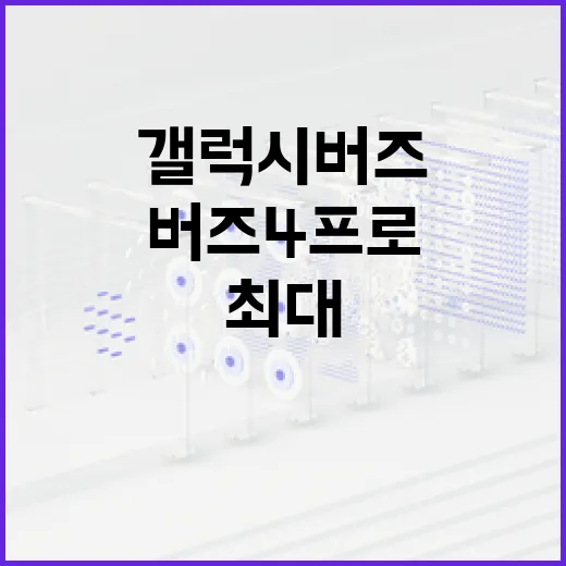 갤럭시 버즈4 프로를 최대로 활용하는 방법 - 요약