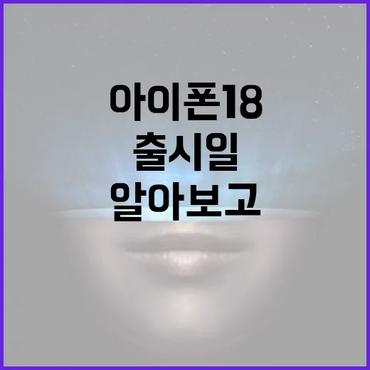 아이폰18 출시일을 알아보고 준비하는 방법 - 요약