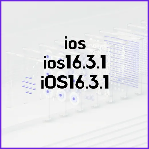 iOS 16.3.1(a)로 업그레이드하는 방법 - 요약