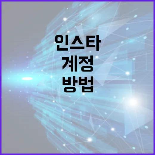 인스타그램 계정을 비활성화하는 방법과 주의사항 - 요약