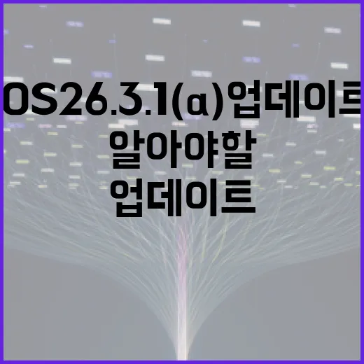 iOS 26.3.1(a) 업데이트 후 알아야 할 사항 - 요약