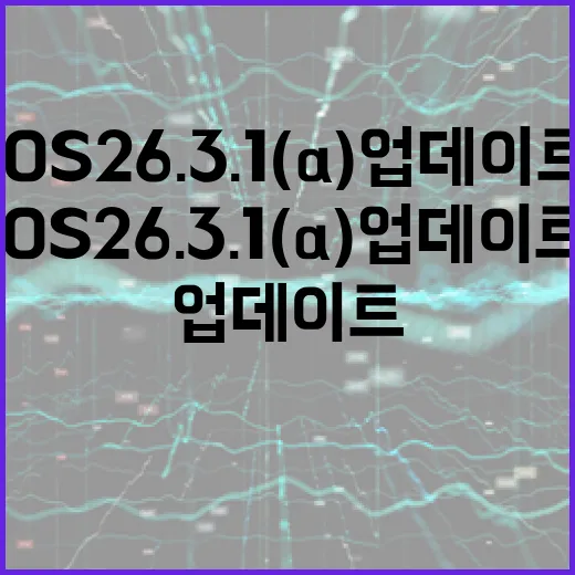 iOS 26.3.1(a) 업데이트를 최대로 활용하는 방법 - 요약