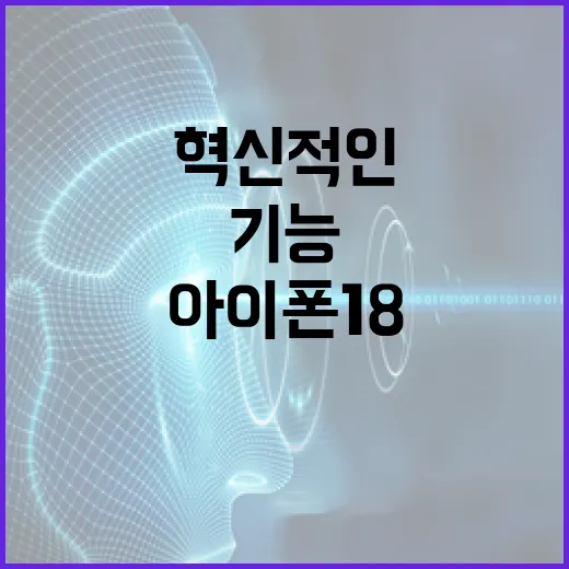 아이폰18의 혁신적인 기능을 활용하는 방법 - 요약