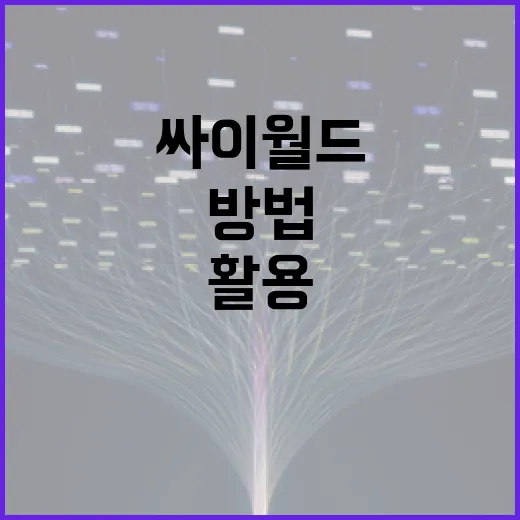 싸이월드를 효과적으로 활용하는 방법 - 요약