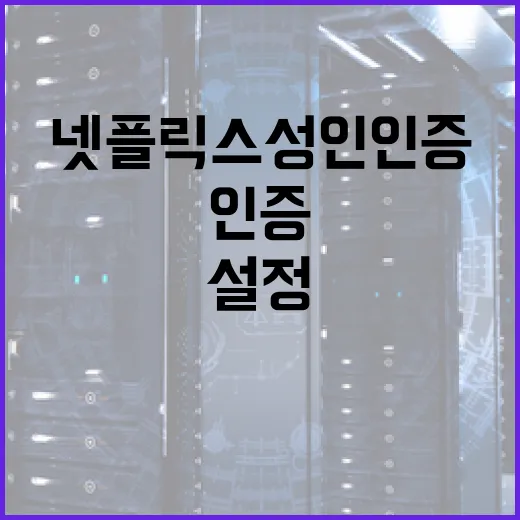 넷플릭스 성인인증을 설정하는 방법 - 요약