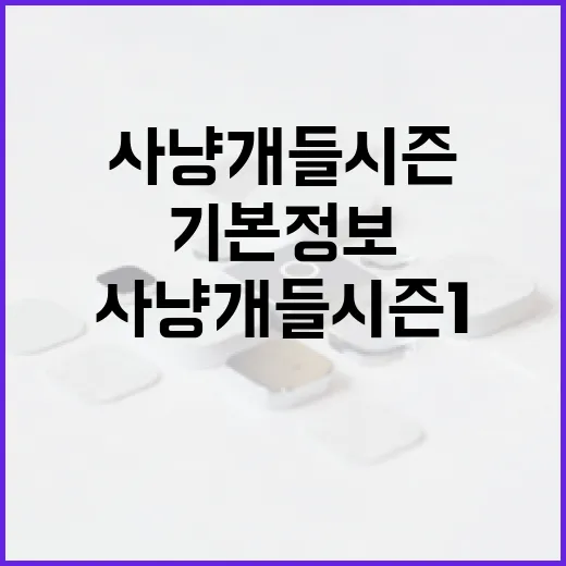 사냥개들 시즌 1을…