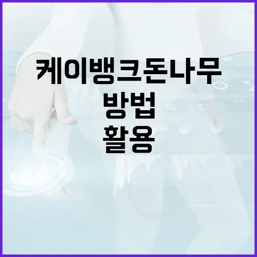 케이뱅크 돈나무를 활용하는 방법 - 요약