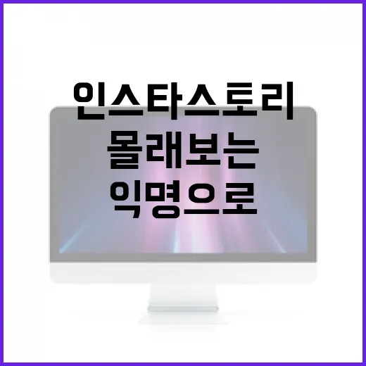 인스타 스토리를 몰래보는 방법: 안전하고 익명으로 - 요약