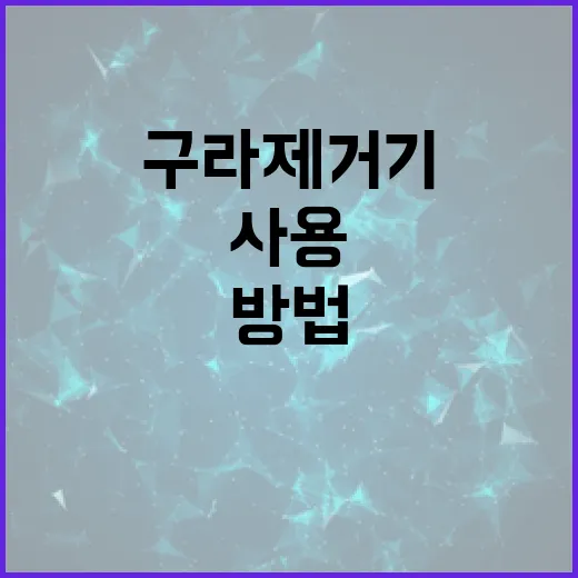 구라제거기를 사용하는 방법: 안전한 정보 환경 만들기 - 요약
