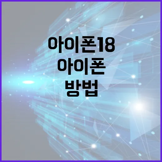 아이폰 18을 최대한 활용하는 방법: 전문가의 팁 - 요약