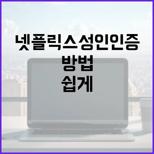 넷플릭스 성인인증을 쉽게 완료하는 방법 - 요약