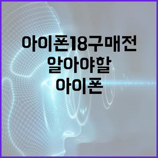 아이폰 18 구매 전 알아야 할 모든 것 - 요약