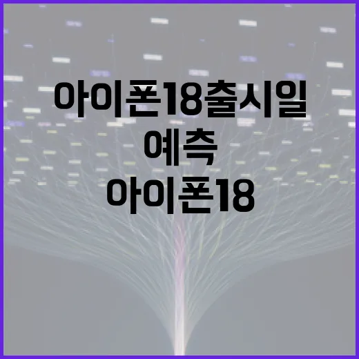 아이폰18 출시일을 예측하는 방법 - 요약