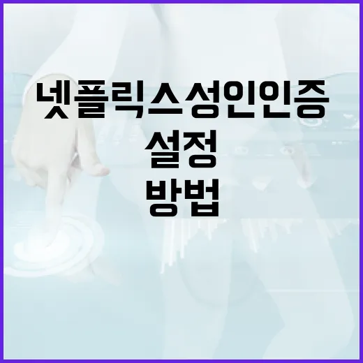 넷플릭스 성인인증을 설정하고 관리하는 방법 - 요약